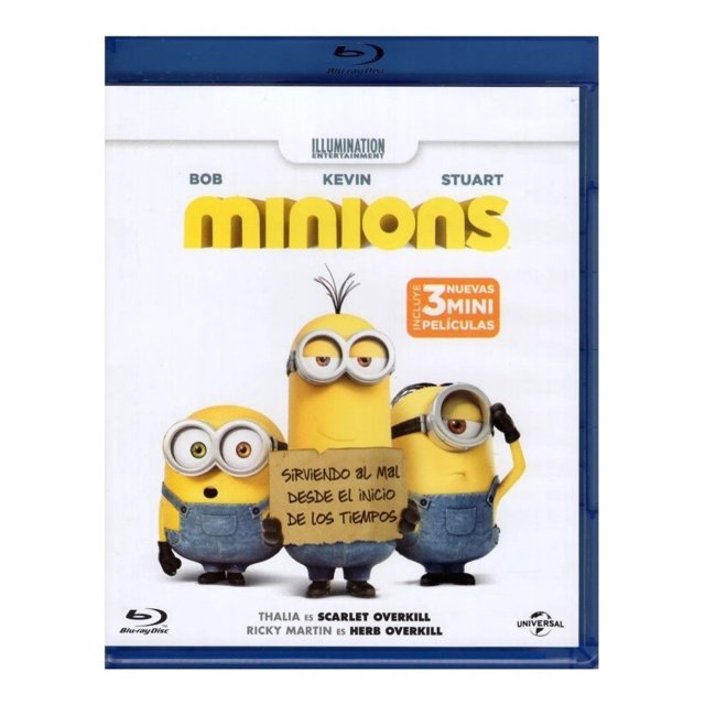 Minions Pelicula Original Blu ray Dvd Universal Minions Pelicula Original Blu ray Dvd