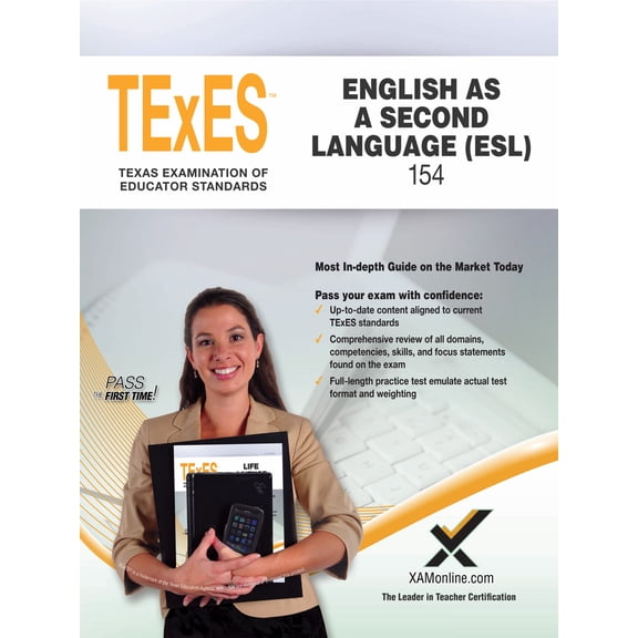 Pre-Owned 2017 TExES English as a Second Language (Esl) (154) (Paperback) 1607876043 9781607876045