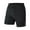 Black, variant on AHTJRT Men's Swim Shorts Quick Dry Mesh Lining Comfortable Fit Flat Front Beach Shorts with Pockets for Vacation Black L