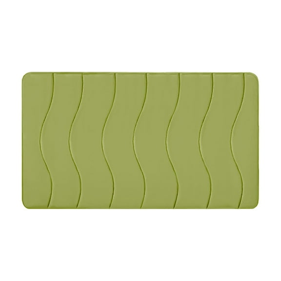 Yoloke Memory Foam Bath Mat Extra Long Bath Mats for Bathroom Non Slip Bathroom Runner Rug Water Absorbent Thick Soft Washable Bath Rug Runner for Bathroom, Shower, Tub