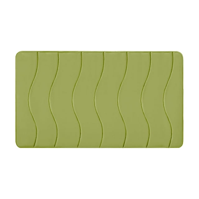 Vwrxbz Bathroom Rug Non-Slip Wavy Pattern Bath Mat Soft Water Absorbent hine Washable Floor Mat 40x60cm