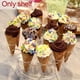 thumbnail image 5 of Soporte para cono de helado, estante para cono de helado acrílico de 16 capacidades, estante para cocinar cono de magdalena, soporte para cono de helado - transparente, 1 pieza, 5 of 7
