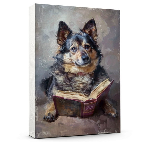 Swedish Vallhund Dog Pictures Wall Decor - Nursery Wall - Art Bedroom - Watercolor Wall Art For Living Room Headphones Canvas Poster Ready To Hang