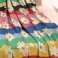 thumbnail image 3 of Pioneer Flower Floral Print Pattern Blanket,Comfortable Soft Flannel Throw Blanket,All Season,Warm Lightweight Blankets for Sofa Bed Couch Living Room Chair,30"x40", 3 of 4