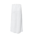 thumbnail image 4 of hotojiny Women Cotton Linen Skirt Trendy Elastic Low Rise Drawstring Maxi Skirt Flowy Long Skirt Spring Outfit, 4 of 6
