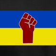 thumbnail image 3 of CafePress - Ukrainian Flag With Fist T Shirt - Women's V-Neck Dark T-Shirt, 3 of 4