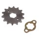 thumbnail image 4 of Juego de Piñones de Motor de Cadena de Dirtbike de Motocicleta 420 para 420-14T-20mm SM SunniMix Piñón del motor, 4 of 8