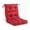 Red, variant on 44.09x20.86 Inch Indoor/Outdoor High Back Chair Cushion,Patio Furniture Cushions,Water Resistant Rocker Seat Pads With Ties,Spring/Summer Seasonal All Weather Replacement Rocking Chair Cushions.