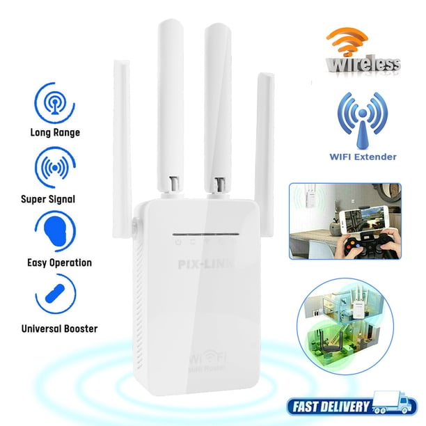 TASHHAR WiFi Extender Long Range Repeater Wireless Amplifier Internet ...