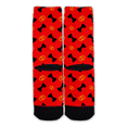 thumbnail image 6 of Function - Wedding Groom Bowties and Rings Novelty Fashion Socks Blue, 6 of 13