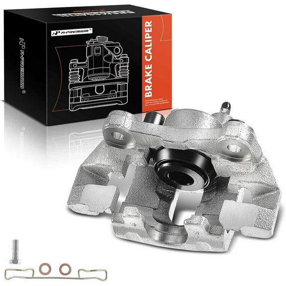 A-Premium Disc Brake Caliper Assembly with Bracket Compatible with Jeep WJ Grand Cherokee 1999-2004 Rear Right Passenger Side