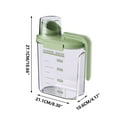 thumbnail image 1 of Rice Storage Container Sealed Jar New Kitchen Grain and Miscellaneous Grain Jar Insect Proof -Proof Sealed Jar Transparent Fresh-Keeping Box Miscellaneous Grain Kitchen Pantry Organizers and Storage, 1 of 3