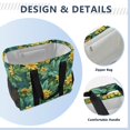 thumbnail image 4 of Large-capacity handheld storage bag Thickened picnic travel bag oversized clothing luggage organizing bag Yellow Chrysanthemum, 4 of 8