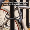 thumbnail image 2 of Candado para bicicleta Master Lock 8364DCC, 1,5 m, con llave negra, 2 of 5
