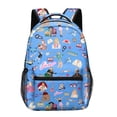 thumbnail image 1 of 3D printed full-print schoolbags for primary and secondary school students, backpack, 1 of 2