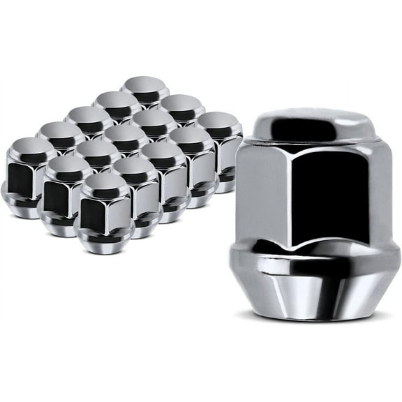 A-Premium M12-1.50 Wheel Lug Nuts Compatible with Chevrolet Aveo 2006-2010 Aveo5 2007-2010 Suzuki Forenza Swift  Pontiac G3 Front and Rear 16-PC Set