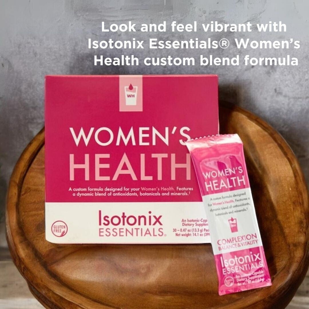 Isotonix Essentials Women's Health - Multivitamin with Collagen, Vitamin C, Probiotics, Hair, Skin, and Nails Support, Boosts Immune Health & Vitality, 30 Packets