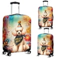 thumbnail image 2 of Hello 2025 Poodle Celebrates Happy New Year Firework Balloon Travel Luggage Cover Poodles Dog Lover Gifts Idea Suitcase Dust Protective Decor - 02024, 2 of 5