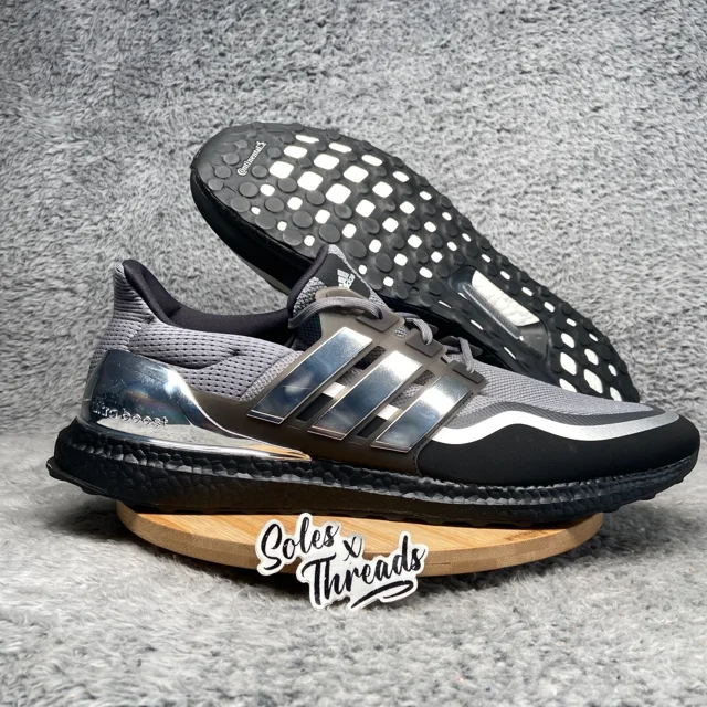 Adi - das UltraBoost MTL Size 18 Men Running Silver Metallic Grey EG8103