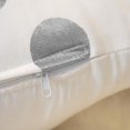 thumbnail image 2 of Ivory Park Foil Dots Large Silver Decorative Throw Cushion, 2 of 3
