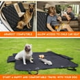 thumbnail image 5 of Cornmi Pet Dog Car Seat Cover for Back Seat Truck Seat Waterproof Protective Cover with 2 Safety Straps - Black, 5 of 8