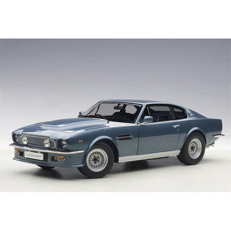 1985 Aston Martin V8 Vantage in Chichester Blue Diecast Model Car