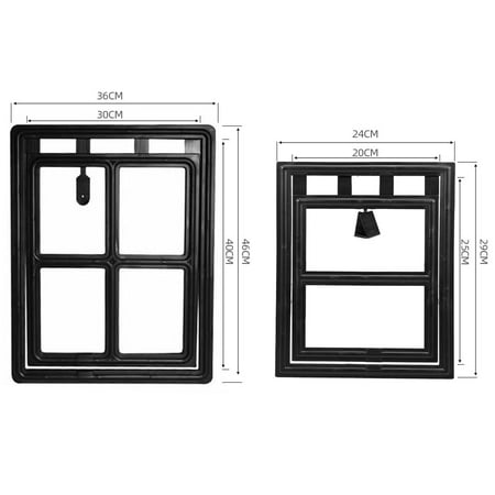 Pet Door For Screen Automatic Ferromagnetic Pet Entry Dog Gate Cat