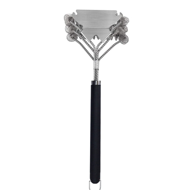 Wosthever Cepillo para parrillas y raspador para parrillas, el mejor limpiador para parrillas, herramientas perfectas para todo tipo de parrillas, incluido Estufas de camping Wosthever OD2727-00B