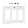 thumbnail image 2 of Game Neon Switch Cover Decorative Wall Plate 3-Gang Standard Size, 2 of 5