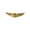Gold airplane badge, variant on Airlines Pin Captain Chest Badge Aviation Wing Badge for Aviation Enthusiasts
