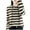 Coffee, variant on Womens Drawstring Hoodie Loose Casual Hooded Striped Sweater Long Sleeved Top Beige