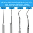 thumbnail image 3 of ORUYROP 2PCS Ingrown Toenail File and Lifter with Storage Case,100% Stainless Steel ingrown toenail Tool,Double Sided Professional Grade Nail Cleaner Tool, 3 of 7