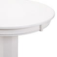 thumbnail image 6 of Boraam Florence 42in. Height Round Wood Pub Table - Buttermilk Finish, 6 of 7