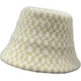 thumbnail image 6 of CoCopeaunts Bucket Hat for Women Chessboard Fisherman Hat Women's Warm Keeping Fashion Flat Top Small Brim Wool Bucket Cap, 6 of 8