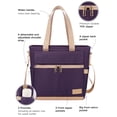 thumbnail image 2 of Bolsa de almuerzo JOYHILL, aislante a prueba de fugas, 16 L, color morado, 2 of 7