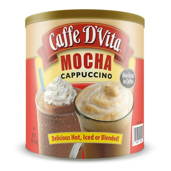 Caffe D’Vita Mocha Cappuccino 4 lb can (64 oz)