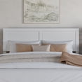 thumbnail image 2 of AFI Canyon White Solid Wood Rustic Farmhouse Headboard, King, 2 of 7