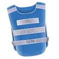 thumbnail image 4 of Chaleco de seguridad de color ajustable, reflectante de alta visibilidad para advertencia de seguridad. Azul, 4 of 7