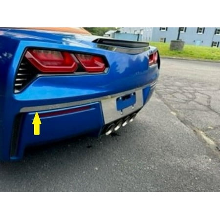 QAA part RD54115 is a 1 piece Stainless Steel Rear Deck Trim, Trunk Lid Accent that is compatible with Chevrolet Corvette 2014-2019, 2-door, C7