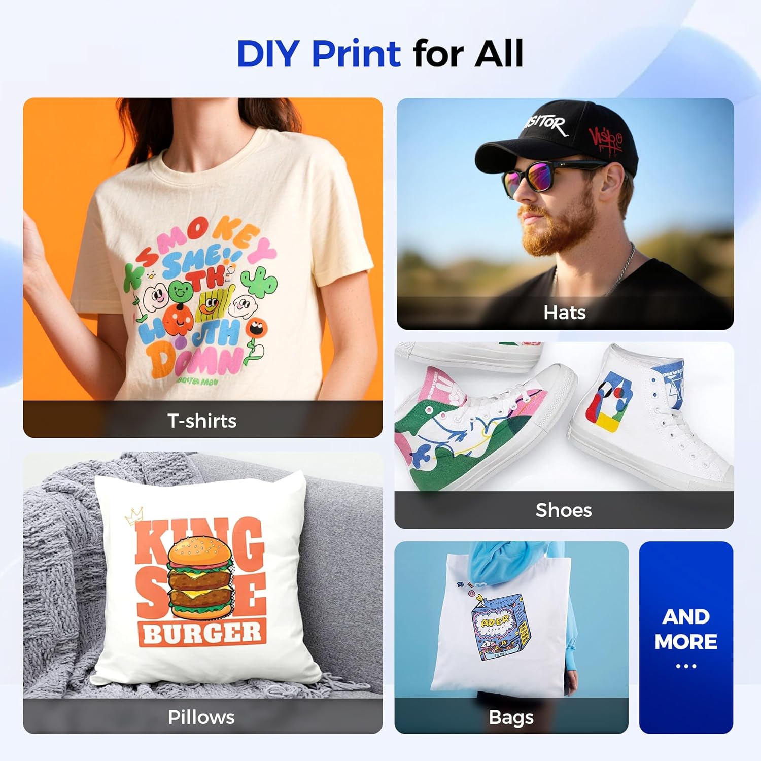 PUNEHOD DTF Printer A4 L800 with Roll Feeder Printer+Oven+Repalce Printhead DTF Transfer Printing Machine