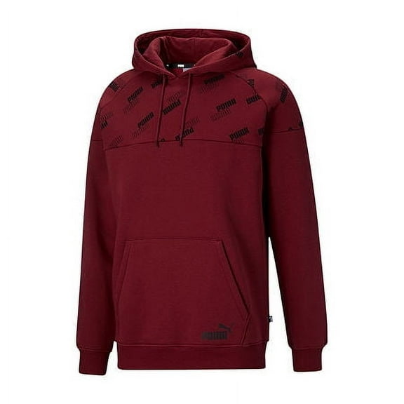 Puma Men's Long Sleeve Hoodie S Red