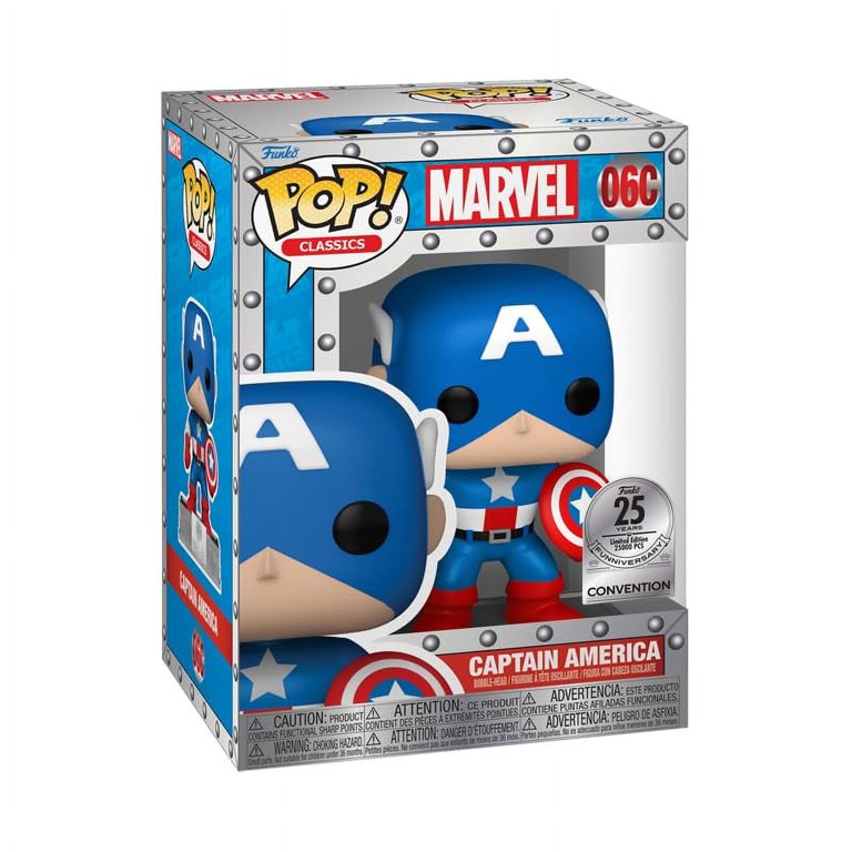 FUNKO - NYコミコン2023FUNKO POP!  キャプテン・アメリカ　記念限定BOX Amazon.com: Funko Pop! Classics 25th Anniversary - Marvel's