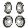 thumbnail image 1 of Genius Front Rear Coated Disc Brake Rotors Kit for Car Chevrolet Malibu Pontiac G6 with 276mm Diameter Rotor KG-100714, 1 of 9