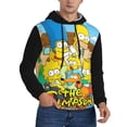 thumbnail image 3 of Unisex Men's and Women's Simpsons Hoodies 3D Fashion Digital Print Cartoon Pullover Hooded Sweatshirts with Pockets, 3 of 8