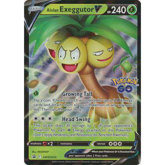 Pokemon GO Alolan Exeggutor V SWSH225