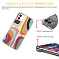 thumbnail image 3 of Color Flow Case Compatible with iPhone 12,Unique Art Design TPU Bumper Cover Case, 3 of 6