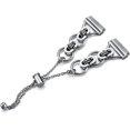 thumbnail image 3 of REQO Bling Diamond Bracelet Compatible with Fitbit Versa 4/Sense 2,Metal Classy Bands Stainless Steel Wrist Bands Waterproof Strap for Fitbit Versa 4 Band for Women, 3 of 5