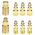 thumbnail image 1 of Conexiones para Manguera de Aire 1/4 Pulgada NPT, Conexión Rápida Compresor Aire, Acoplador Universal y Kit Conector Industrial., 1 of 5
