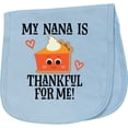 thumbnail image 2 of Inktastic Thanksgiving Nana Thankful for Me Baby Burp Cloth, 2 of 3