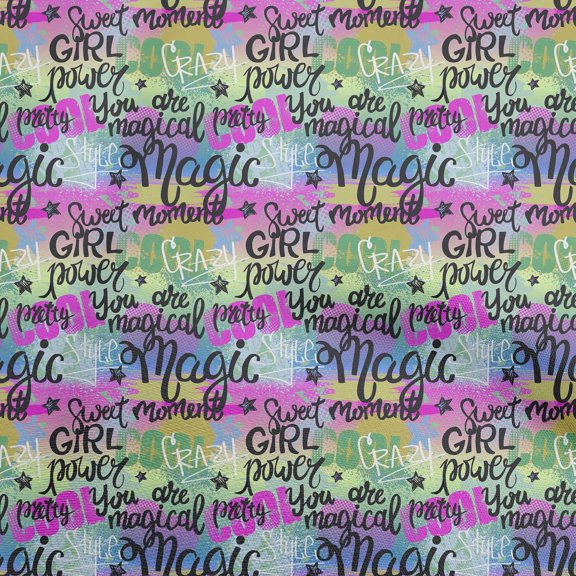 oneOone Polyester Lycra Fuschia Pink Fabric Abstracts Craft Projects Decor Fabric Printed By The Yard 56 Inch Wide